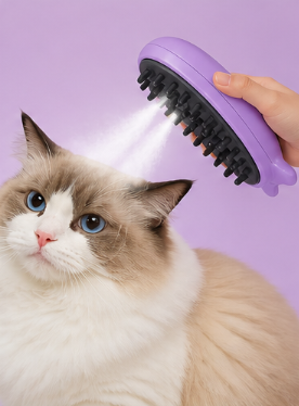 Pet Grooming Spray & Massage Comb