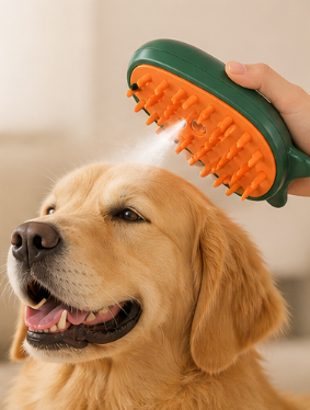 Pet Grooming Spray & Massage Comb